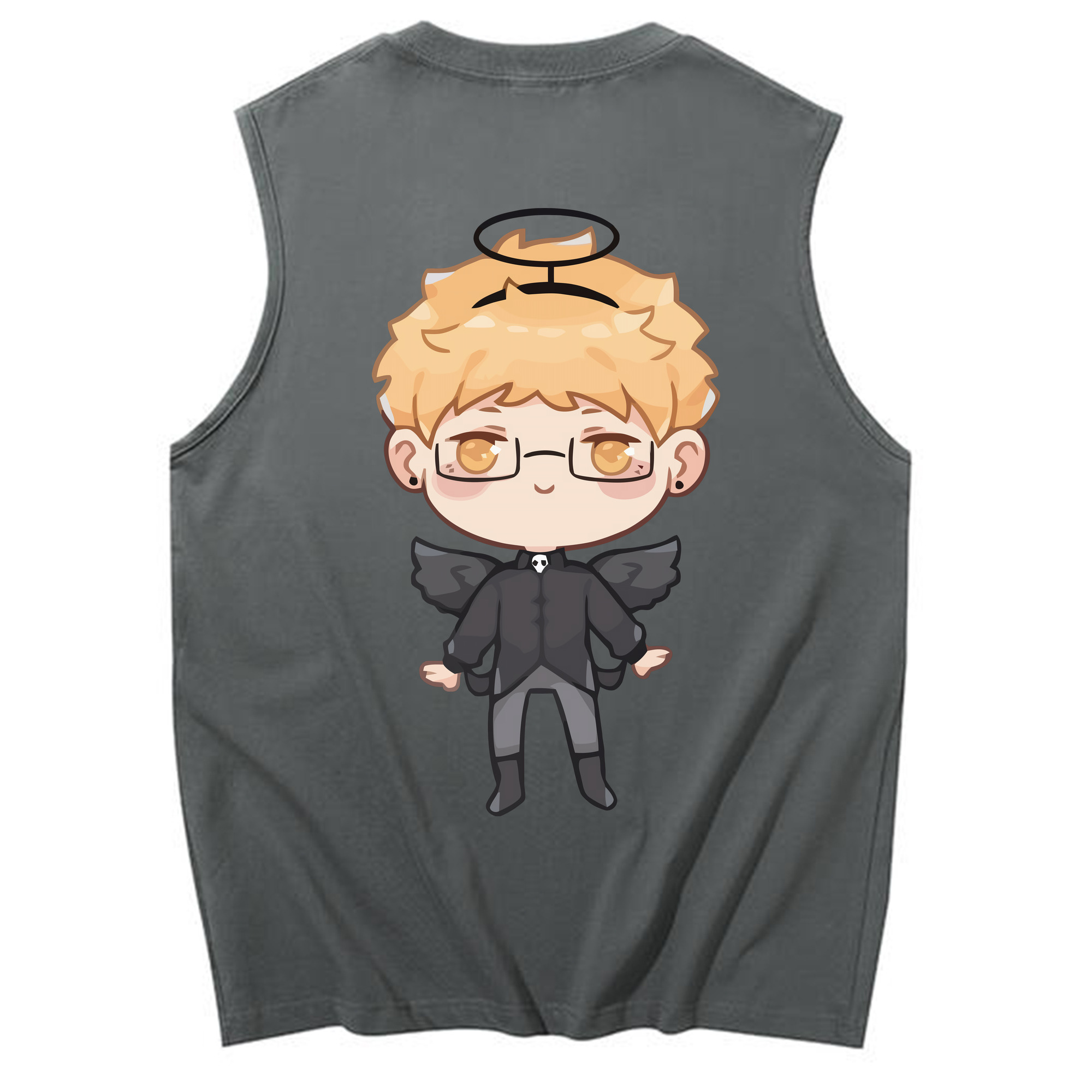 （画像用） ハイキュー!! Haikyu!! コットン100％タンクトップ（背面プリント）